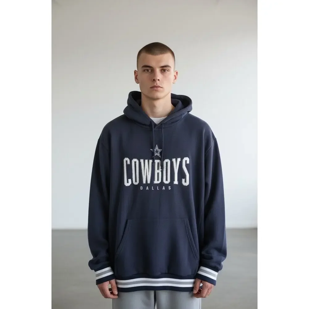Dallas Cowboys NFL Hoodie Navy Pullover Oversized Streetwear XL - Picture 1 of 6